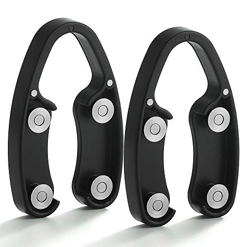 2 Pack Design Wine Foil Cutter Wine Bottle Opener Accessory Gift for Wine Lovers by YWQ Black