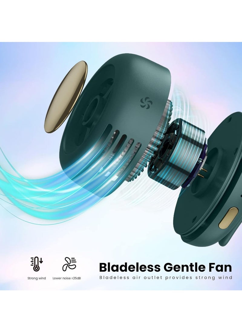 General Mini Portable Fan, 360° Rotatable Small Personal Fan for Cool Air, Clip-on Fan 3 Speed, Portable USB Rechargeable Small Cooling Fan  - Image 3