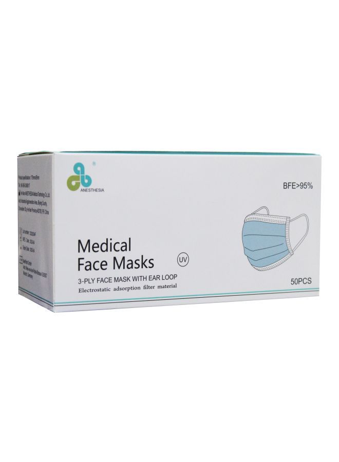 NIBEMINENT 50-Piece Disposable Medical Face Masks - Image 2