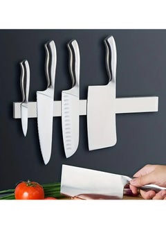 LIMOS Magnetic Knife Holder - 16-Inch Stainless Steel Rack for Knives, Kitchen Utensils, Tools, and Art Supplies  - Image 1
