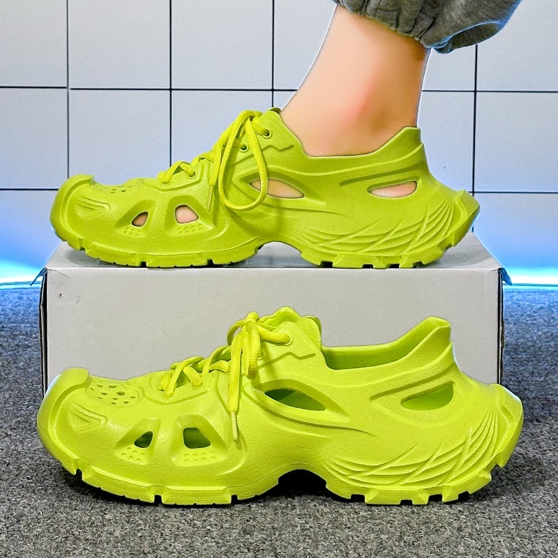 Coconut Hole Shoes Men''s Outdoor Sports Slippers Summer Outdoor Teenagers Tracing Creek Wading Beach Sandals - Image 1