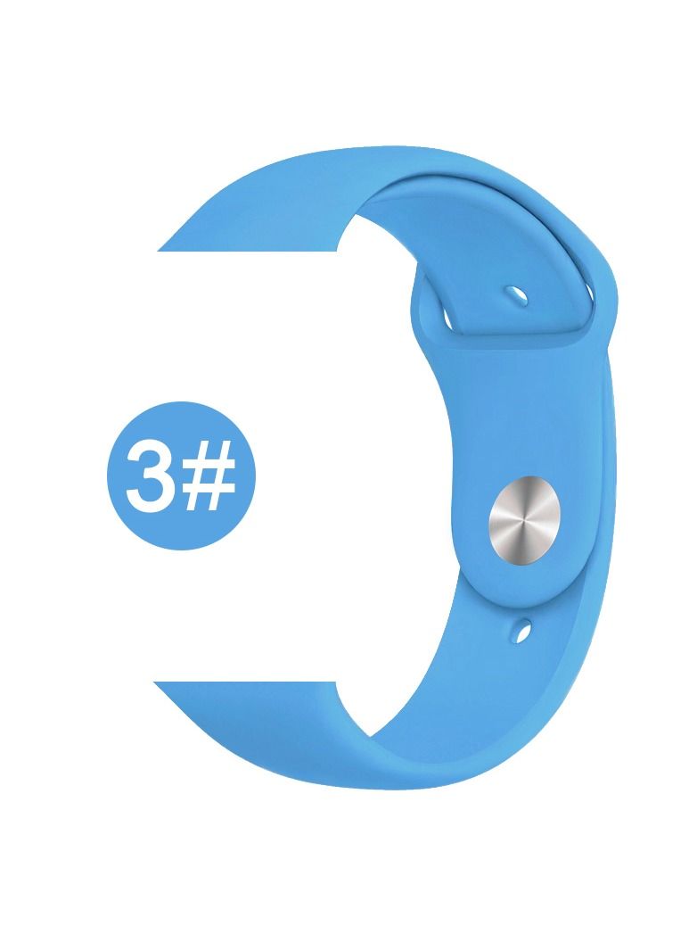 Soft Silicone Fitness Replacement Accessories Wristbands Straps For Apple iWatch Band Series 6/5/4/3/2/1/SE - 42/44mm - Image 2