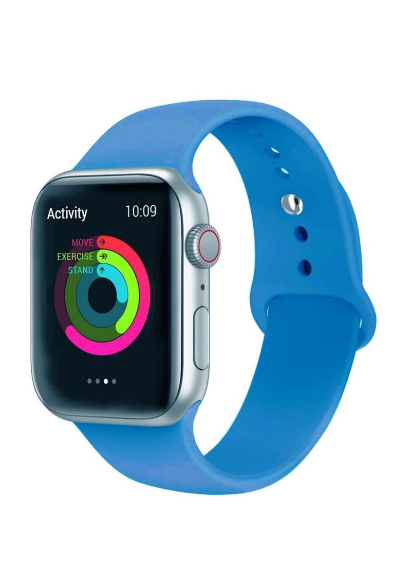 Soft Silicone Fitness Replacement Accessories Wristbands Straps For Apple iWatch Band Series 6/5/4/3/2/1/SE - 42/44mm - Image 1