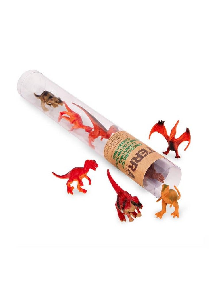 TERRA 8 PCS DINOSAURS CARNIVORES  7-11 CM