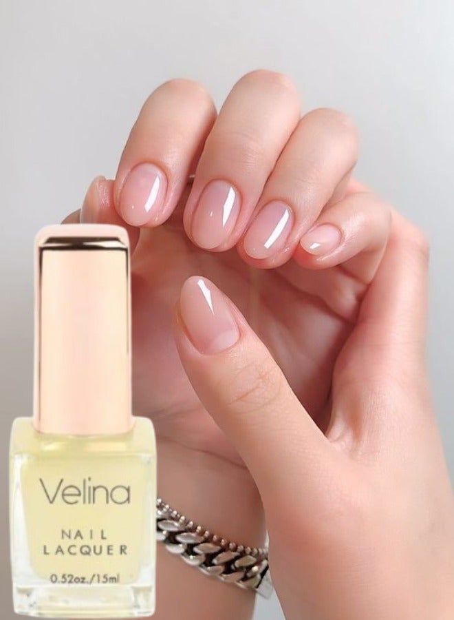 Velina Matte Nail Polish 30 Yellow 15ml