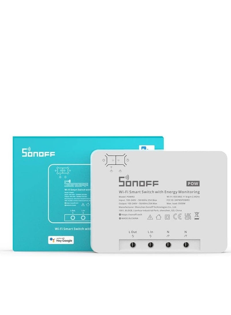 SONOFF SONOFF POWR3 High Power Smart Switch - Image 1