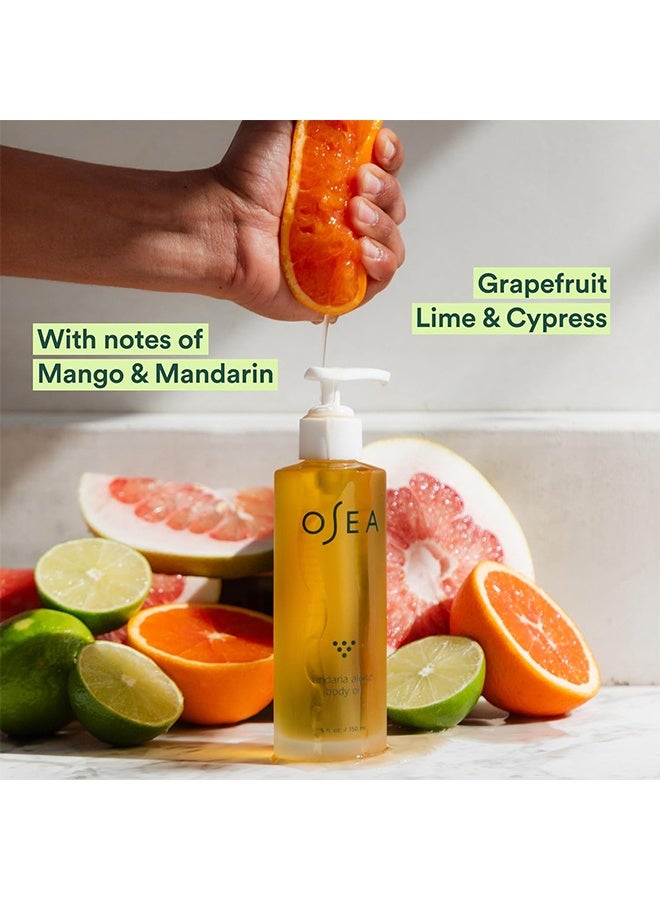 OSEA Undaria Algae™ Body Oil 5 oz, After Shower Body Oil, Non-Greasy Body Serum & Fast Absorbing Skincare, Clean Beauty & Vegan Seaweed Body Moisturizer For Dry Skin - Image 4