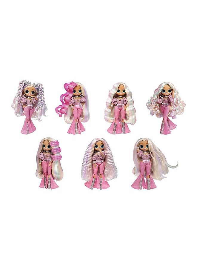 L.O.L. SURPRISE! O.M.G. Fashion Show Hair Edition, Twist Queen Fashion Doll With Magic Mousse Transforming Hair, Hair Accessories  - Image 3