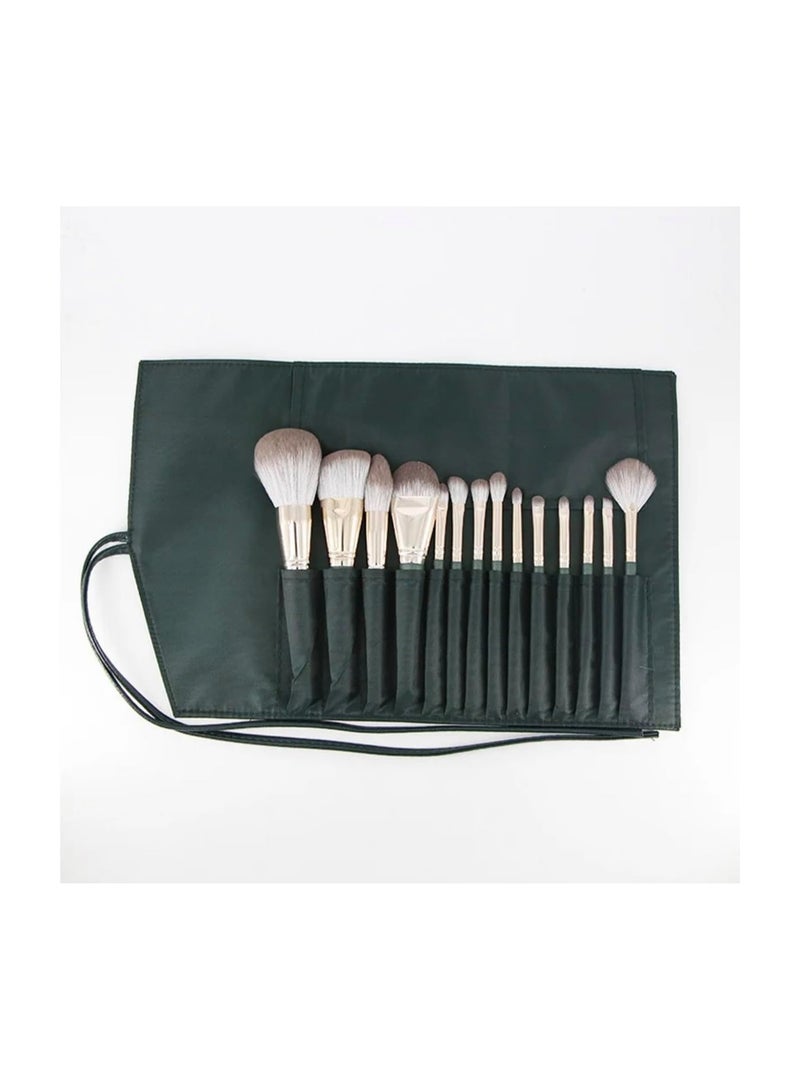 Mn 14Pieces  Makeup Brushes Set Complete Cosmetic Collection - Image 1
