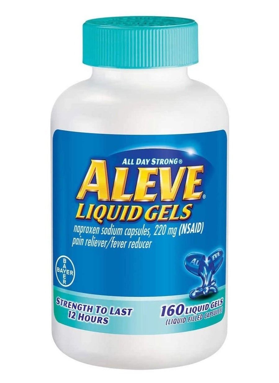 ALEVE Liquid Gels With Naproxen Sodium, 220mg (NSAID) Pain Reliever ...