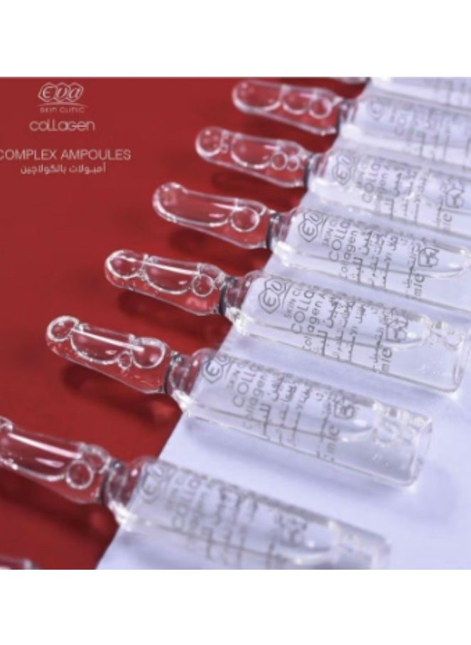 Eva - Skin Clinic Collagen Ampoules - Intensive Anti-Aging Serum - (10 x 2 ml) - Image 1