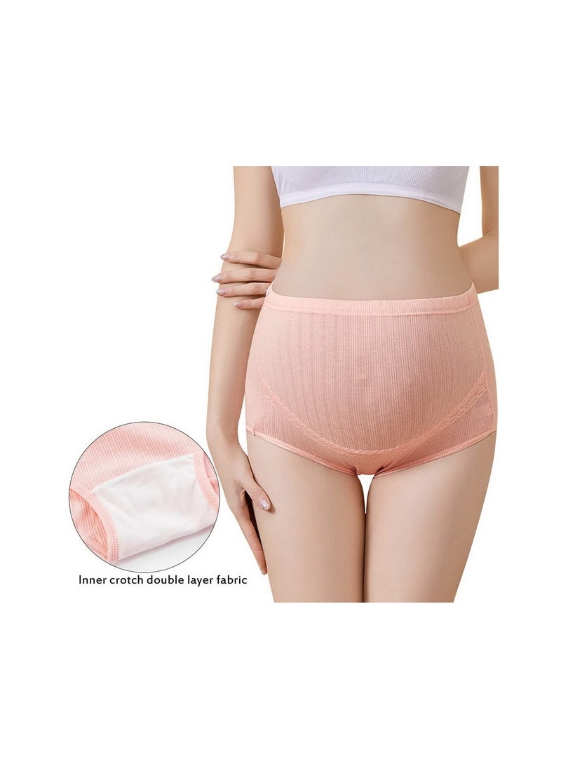 SYOSI Women's  Knickers, Maternity Knickers, 6 Pcs Pregnancy Panties, High Waist Underwear Knickers, Shorts, Pants Belly Support Maternity (XL)  - Image 2