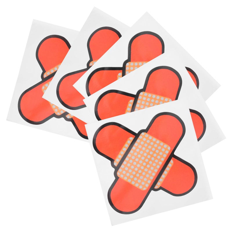 5pcs Car Stickers Set Creative Cute Scratch Cover Patch For Auto Exterior Body And Motorcycle Decoration - Image 2