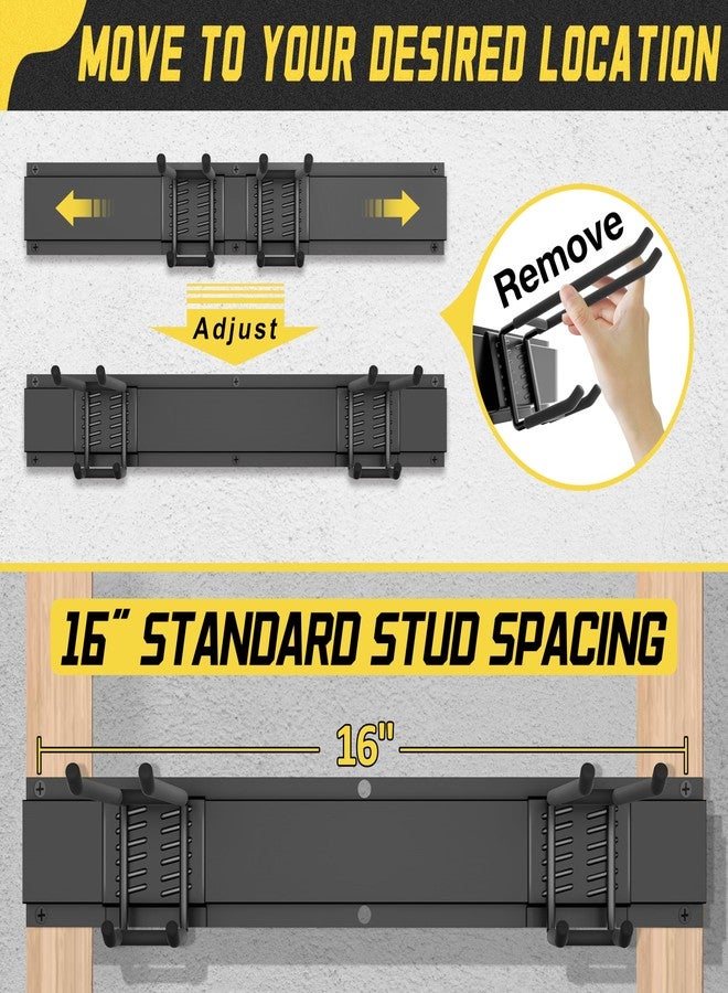 klasit Garage Wall Organizer,15Pack Carries 675 lbs,Garden Tool Organizer 48in With Large Storage Space,Easy Assembly, Sturdy Design,for Efficient Tool Storage Garage Organization - Image 2