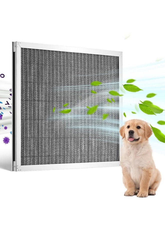 VEVOR Electrostatic Air Filter, 16x20x1 inch Washable & Reusable Aluminum AC/HVAC Furnace Filter, MERV 8 Long Lifetime, Healthier Home or Office (Actual Size: 15.5 x 19.75 x 0.82 in) - Image 1