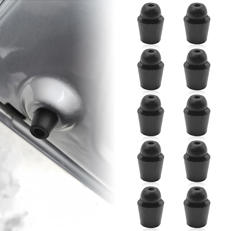 ZOKYUYS Rubber Auto Front Rear Door Shock Absorber Guard Cushion Door Dampers Buffer Pad Car Door Overslam Bumper Stopper 8219128010 Universal Vehicle Door Side Protection Accessories 10PCS - Image 3