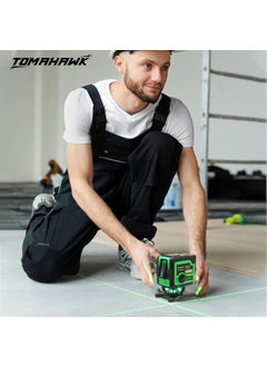 Tomahawk TOMAHAWK TLL2CL4H1V 2 Line Green SelfLeveling Laser Level 25 meter 82 Feet Cross Line Leveller with Horizontal and Vertical Magnetic Bracket for Home Building Construction DIY  - Image 2