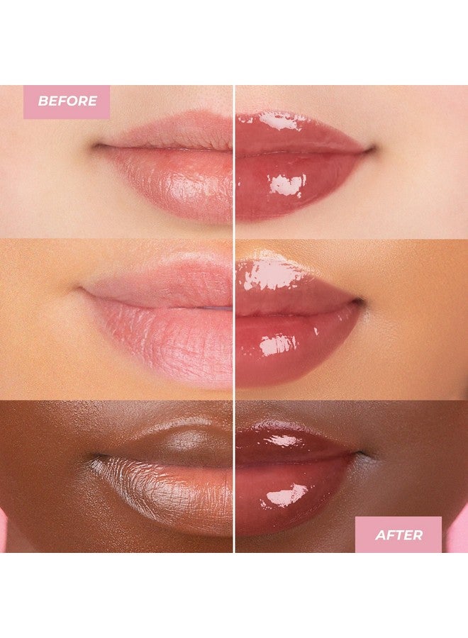 أم سي أو بيوتي ملمع شفاه مرطب 4 في 1 من إم كو بيوتي، لون وردي فاتح، ملمع مرطب للشفاه الناعمة، نباتي، مستحضرات تجميل خالية من القسوة - Image 3