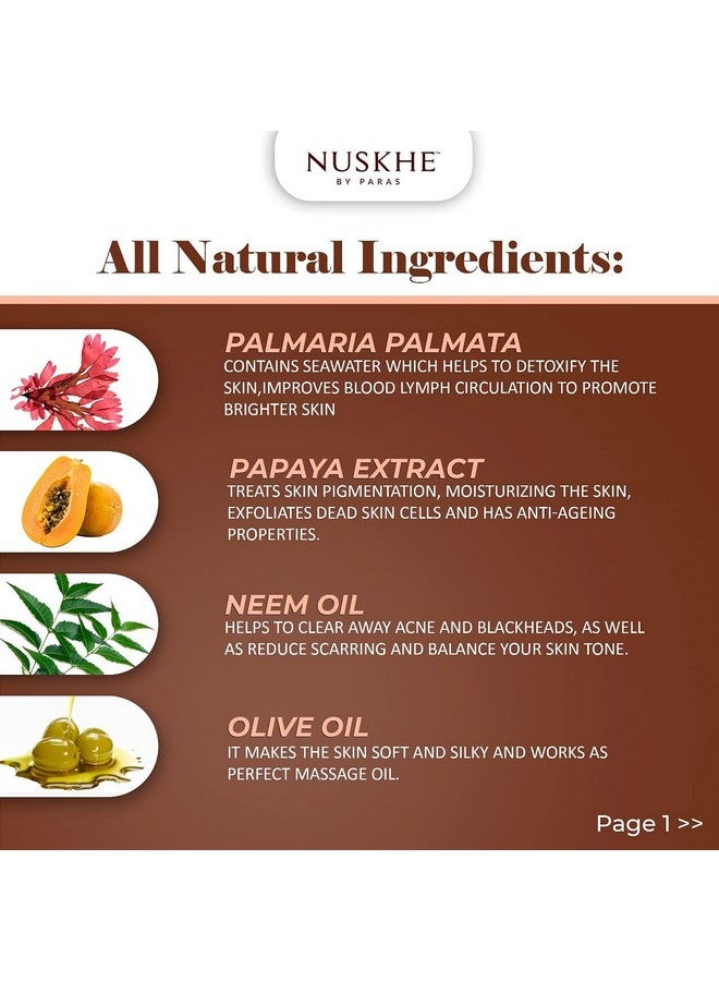 Nuskhe By Paras Ayurvedic Pigmentation Papaya Anti Blemish Cream For Pigmentation And Blemishes Removal 100 Ml (Unisex Product Suitable For All Skin Types) - Image 4