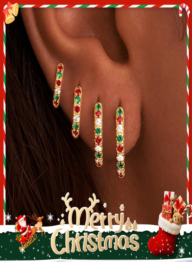 Poxtex طقم أقراط حلقية صغيرة ذهبية اللون للنساء والرجال، مطلية بذهب عيار 14 قيراطًا، مضادة للحساسية، أقراط غضروفية متعددة، خفيفة الوزن، صغيرة ورقيقة، لطيفة وعصرية، هدية مثالية للنساء، مقاس واحد يناسب الجميع - Image 2