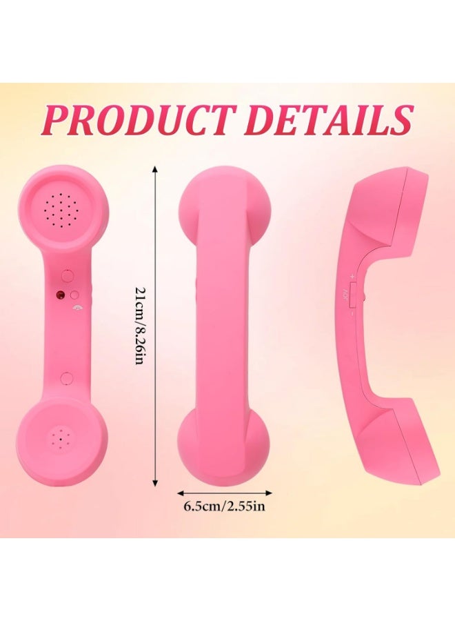 Retro Phone Handset, Retro Style Type-C Phone Handset,Vintage Wired Plug in Handheld Cell Phone Receiver with Microphone, Suitable for Cell Mobile Video Conferences,Calls,Meetings - Image 4
