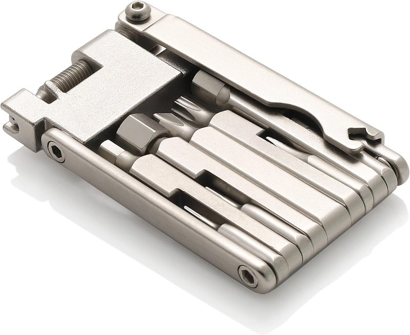 CECO -USA 13 Function Bike Tool with Chain Breaker – Bicycle Multi Tool – Ultra Slim, Compact Pocket Sized, Lightweight – High Strength CR-V 6150 Tool Steel – Easy To Carry - Image 1