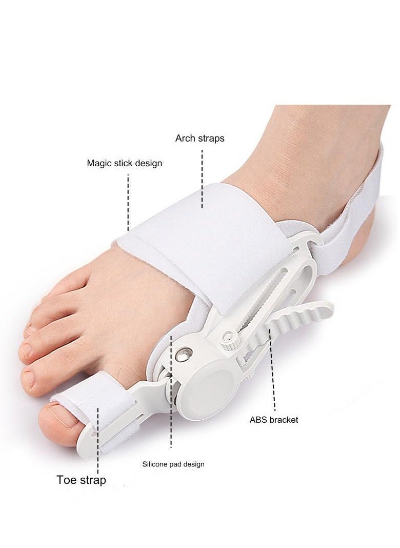 Techlove Bunion Corrector, Adjustable Knob Bunion Splint For Bunion Relief, Suitable For Left And Right Foot Toe Correction - Image 2