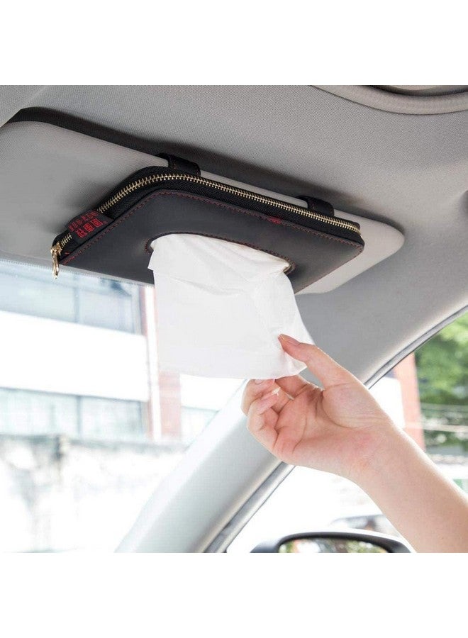 Maharsh Maharsh Auto Accessories Car Sun Visor Tissue Box Car Back Seat Headrest Hanging Multi-use Tissue Box Durable Premium Elegant Design Paper Napkin Holder Tissue Holder-1pcs  - Image 3