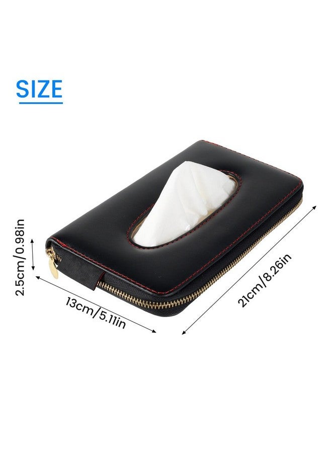 Maharsh Maharsh Auto Accessories Car Sun Visor Tissue Box Car Back Seat Headrest Hanging Multi-use Tissue Box Durable Premium Elegant Design Paper Napkin Holder Tissue Holder-1pcs  - Image 4