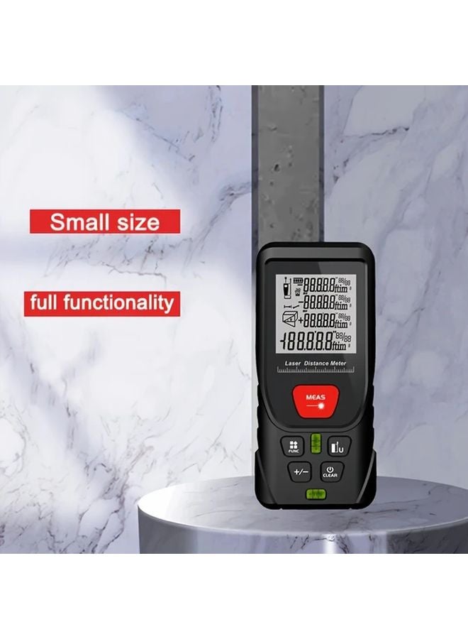 Professional Laser Range Finder 656FT Black Digital Angle Electronic Level Control - Image 5