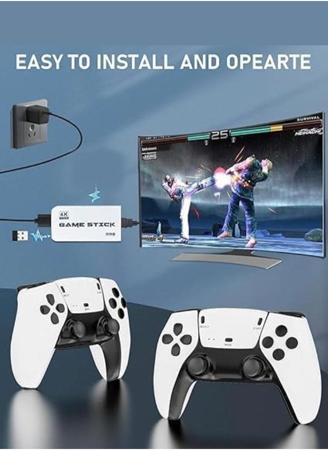 Generic M15 Wireless Video Games for Tv Gaming, Retro Gaming Console with Game Stick 4K HD Game Stick, Plug & Play TV Video Game Set for 2 Player 2000+ Games 2.4G Wireless  - Image 4