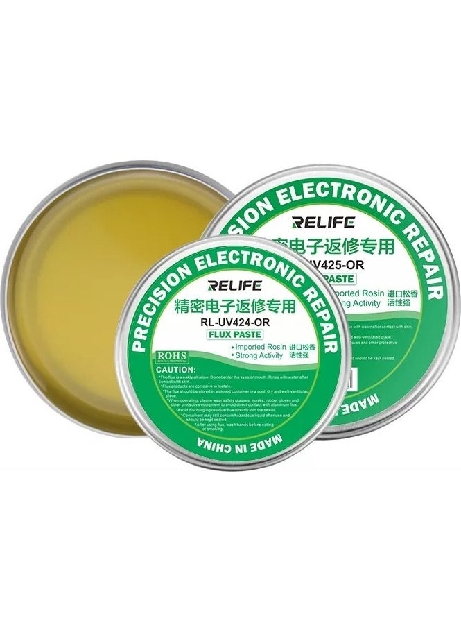 RELIFE Relıfe RL-UV425-OR Flux Precision Electronic Solder Paste  - Image 2