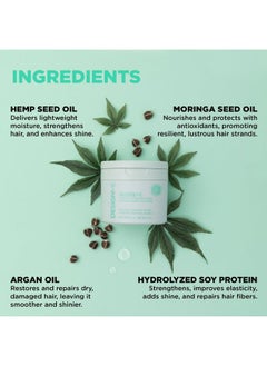 Design.ME GLOSS.ME Hydrating Treatment Mask | Deep Conditioning Hair Mask for All Hair Types | Made With Argan Oil for Frizz Control and Shine | Mask for Dry, Damaged & Frizzy Hair | Color Safe  - Image 4