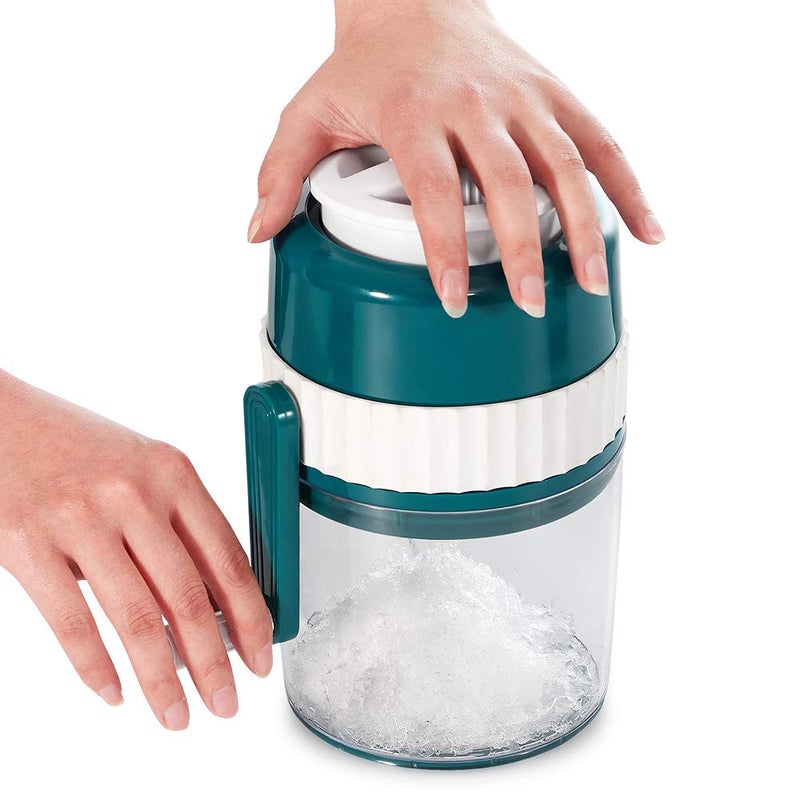 MANBA Ice Shaver and Snow Cone Machine - Premium Portable Ice Crusher and Shaved Ice Machine with Free Ice Cube Trays - BPA Free - Image 2