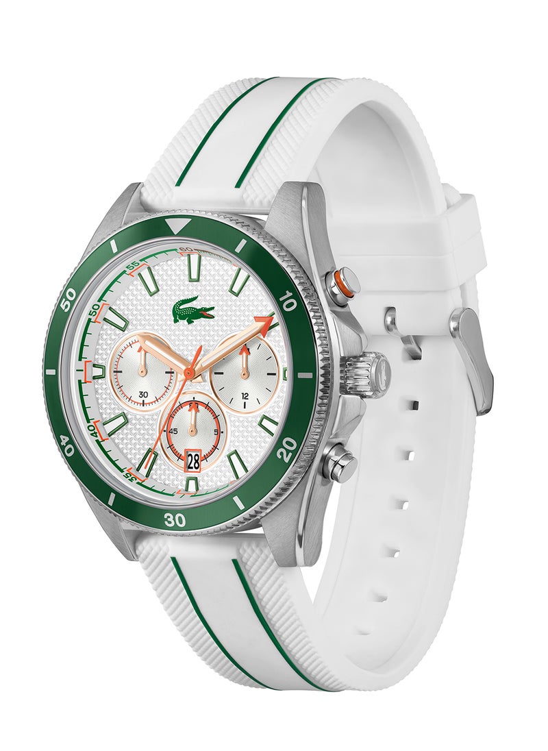 LACOSTE LACOSTE ROUND CHRONOGRAPH MEN'S WHITE CASE WATCH - 2011362  - Image 1