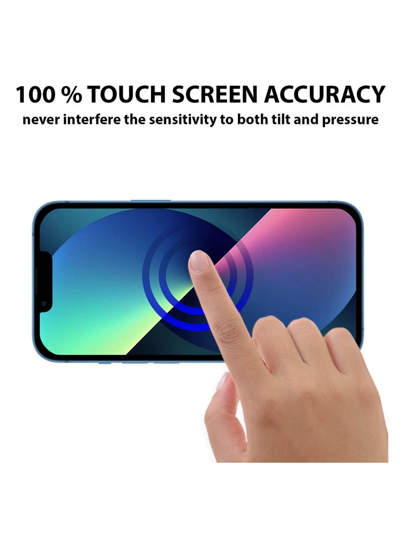 LEDIN Screen Protector for iPhone 13 tempered glass screen protector 9H hardness scratch resistance iPhone 13 full glue edge to edge glass (iPhone 13) - Image 2