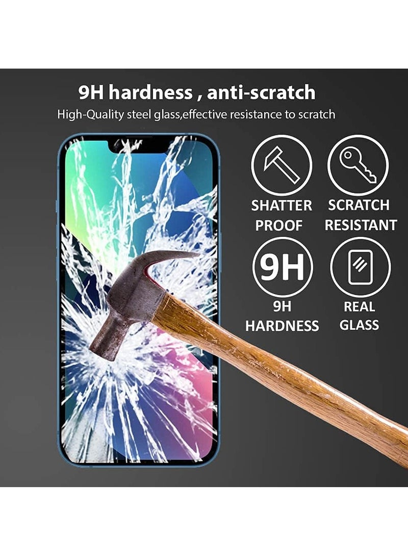 LEDIN Screen Protector for iPhone 13 tempered glass screen protector 9H hardness scratch resistance iPhone 13 full glue edge to edge glass (iPhone 13) - Image 5