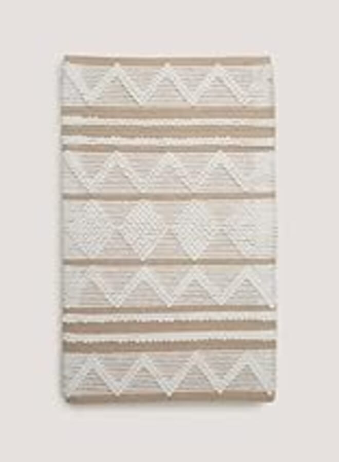 Matalan Natural Cabana Bath Mat, 50 cm x 80 cm Size