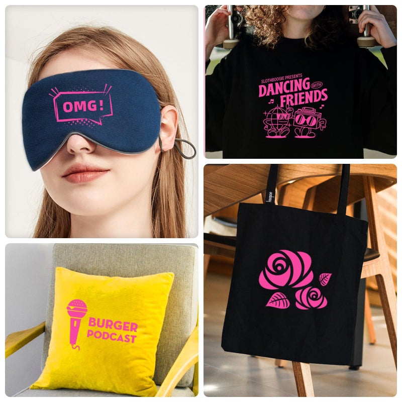 VinylRus Heat Transfer Vinyl-12â€ x 20ft Neon Pink Iron on Vinyl Roll for Shirts, Fluorescent Hot Pink HTV Vinyl for Silhouette Cameo, Easy to Cut & Weed - Image 2