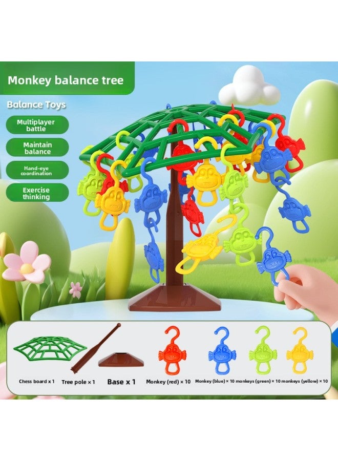 لعبة شجرة توازن القرد، أدوات تعليمية لرياض الأطفال، أدوات تعليمية مبكرة، لعبة طاولة ممتعة تركز على التفاعل بين الوالدين والطفل