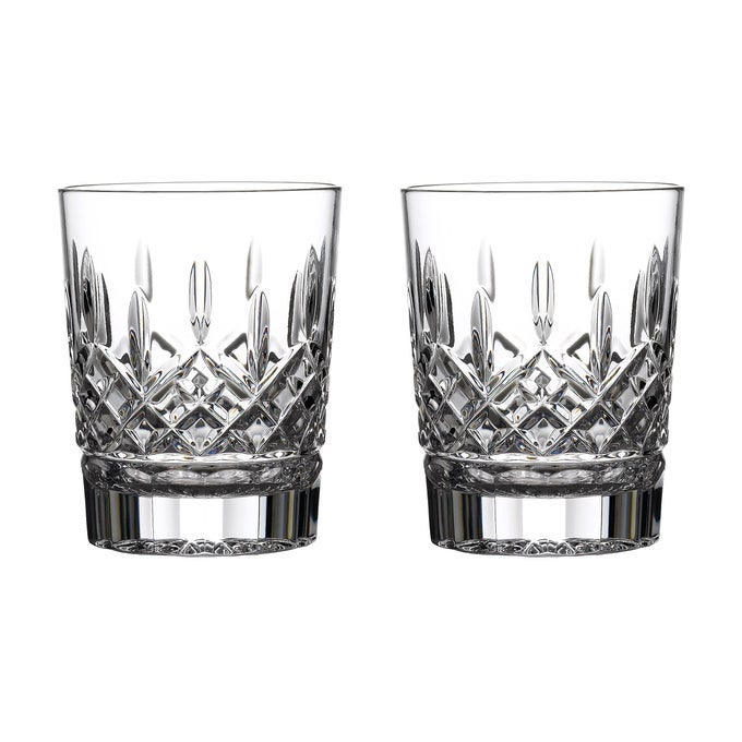 CRYSTAL LISMORE DOUBLE OLD FASHIONED SET OF 2