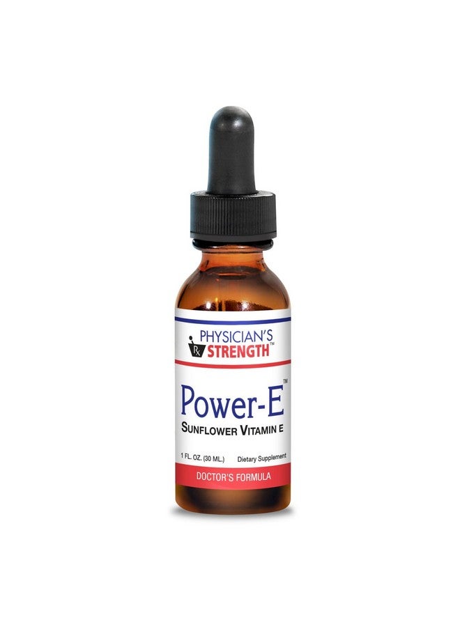 Physician's Strength Power-E - 1 fl oz - Sunflower Vitamin E - Soy Free & Non-GMO - 86 Servings - Image 1
