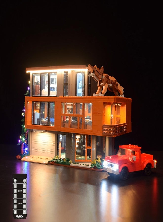 LightGo LED Kit for Twilight Werewolf & Vampire Compatible with Lego 21354 The Cullen House | Lighting Only- Bricks Set Not Included (Remote Version) - Image 1