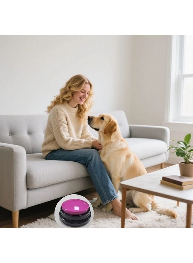 Blue Dog on Recorder Voice Playback Device 30 Second Audio Capture Compact Portable for Pet Training Interactive Games Smart Home - Image 3