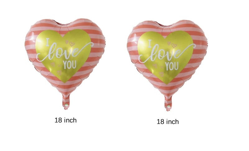 Moira Pack of 5 I Love U Theme Party Decorations with Ribbon for Valentine's Day, Wedding, Engagement, Proposal - Image 4