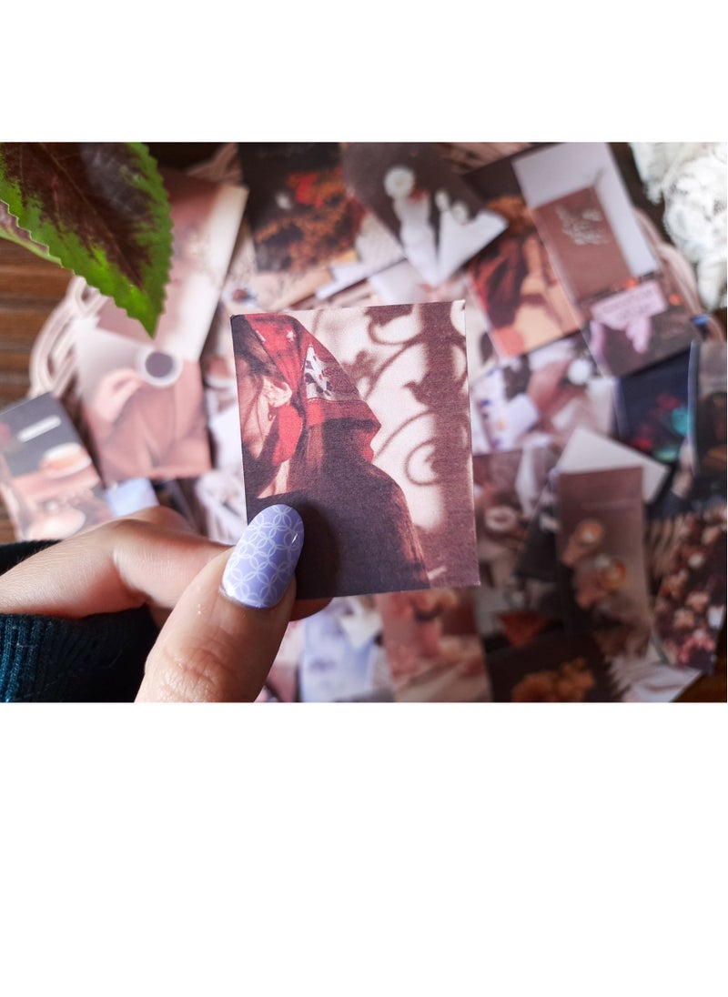 Generic - A pack of small paper stickers is one of the most important elements of journals and correspondence. It contains different shapes and various sentences - Image 1