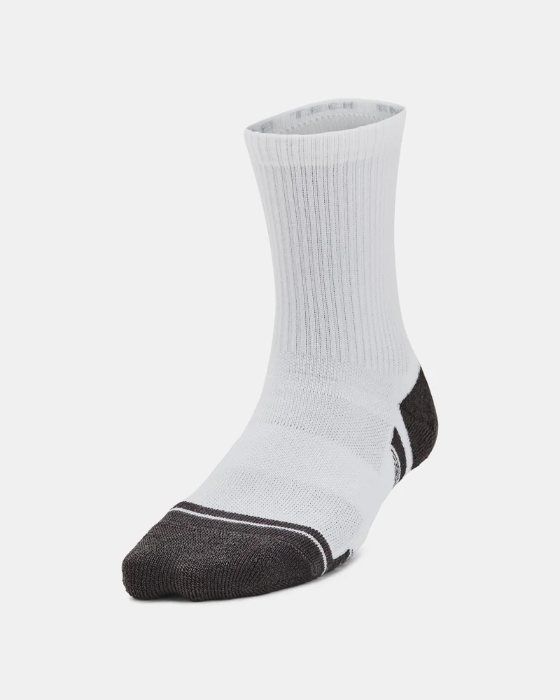 اندر ارمر جوارب بيرفورمانس تَك كرو للاطفال الصغار والكبار (3 أزواج)