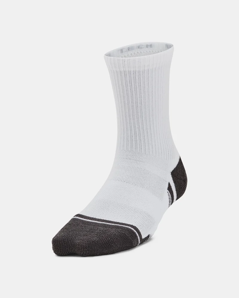 اندر ارمر جوارب بيرفورمانس تَك كرو للاطفال الصغار والكبار (3 أزواج)