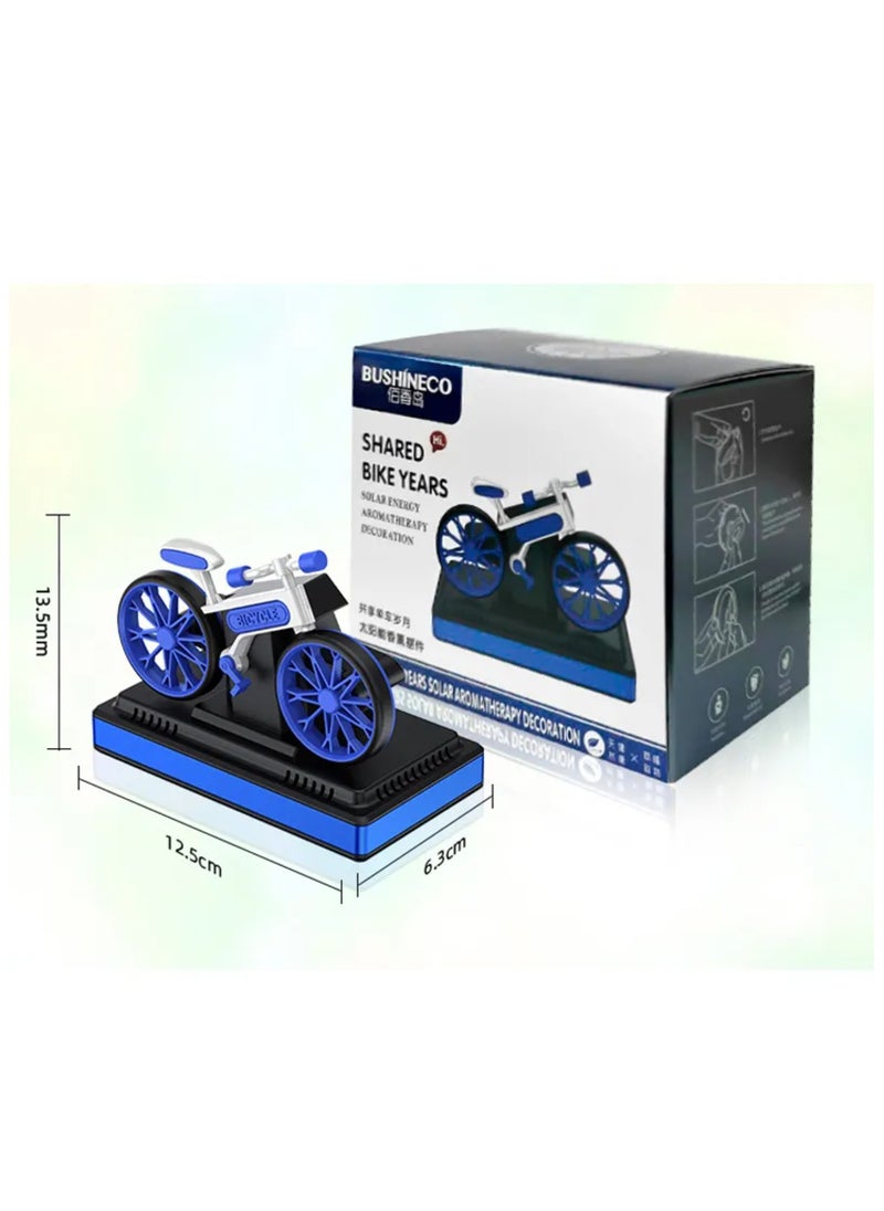 spinning bike car air freshener sounds like a fun and unique product! It could be designed to look like a miniature spinning bike, perhaps with a holder for an essential oil or scented gel.