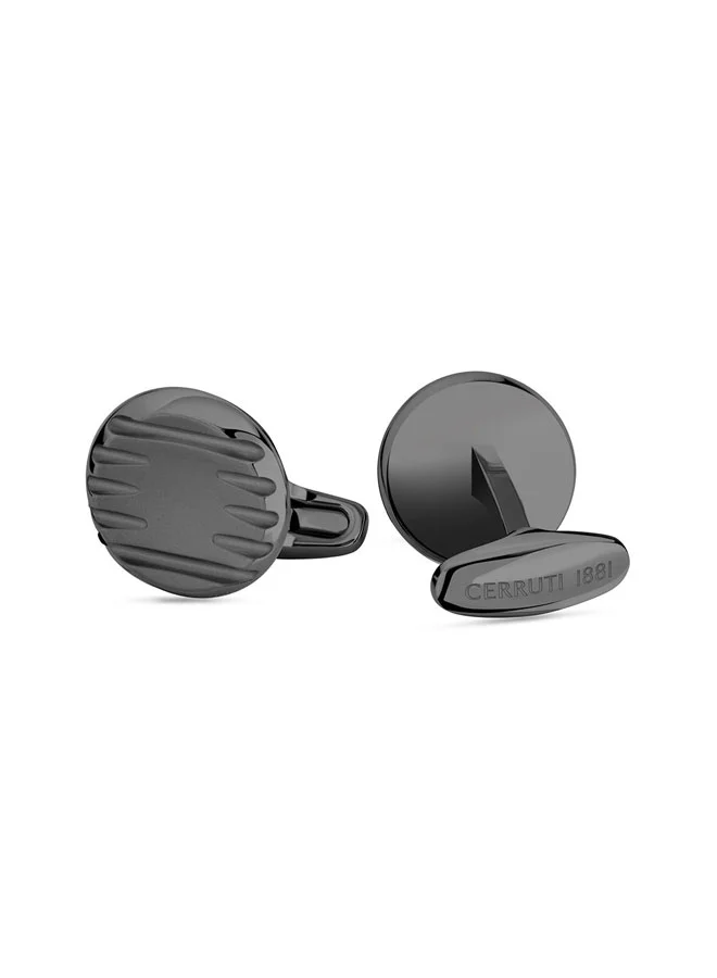 شيروتي 1881 Gents Cufflinks Black â€“ Sleek and Modern Jewelry for Men